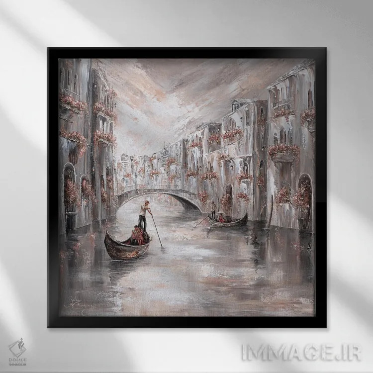 تابلو Venice Charm,ستایششده، جذابیت ونیز اثر ایزابیلا کارولِویچ - نمای قابدار مشکی