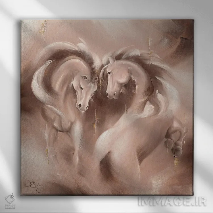 تابلو دل مهربان اثر ایزابیلا کارولِویچ - نمای روبهرو روی دیوار