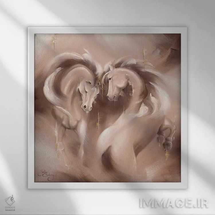 تابلو دل مهربان اثر ایزابیلا کارولِویچ - نمای قابدار سفید