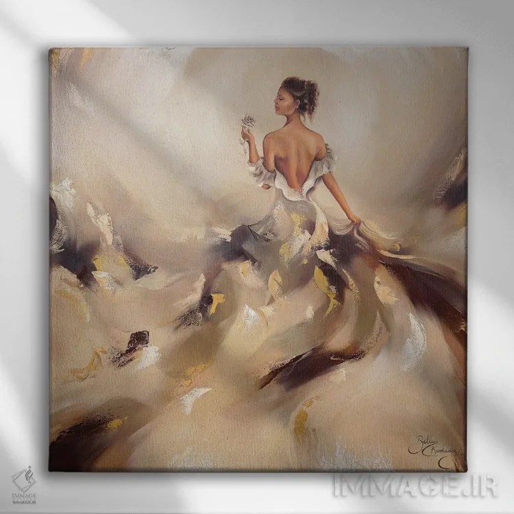 تابلو هماهنگی اثر ایزابیلا کارولِویچ - نمای روبهرو روی دیوار