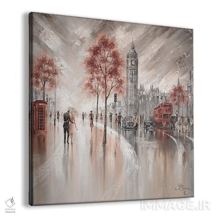 تابلو لوکس لندن III اثر ایزابیلا کارولِویچ - نمای پرسپکتیو محصول