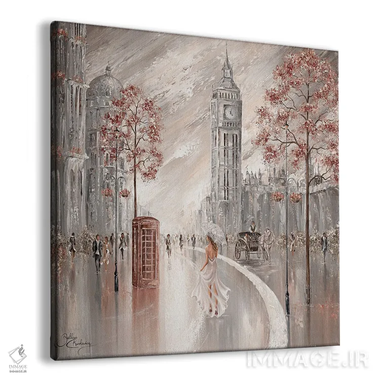 تابلو London,نسیم ملایم، لندن اثر ایزابیلا کارولِویچ - نمای پرسپکتیو محصول