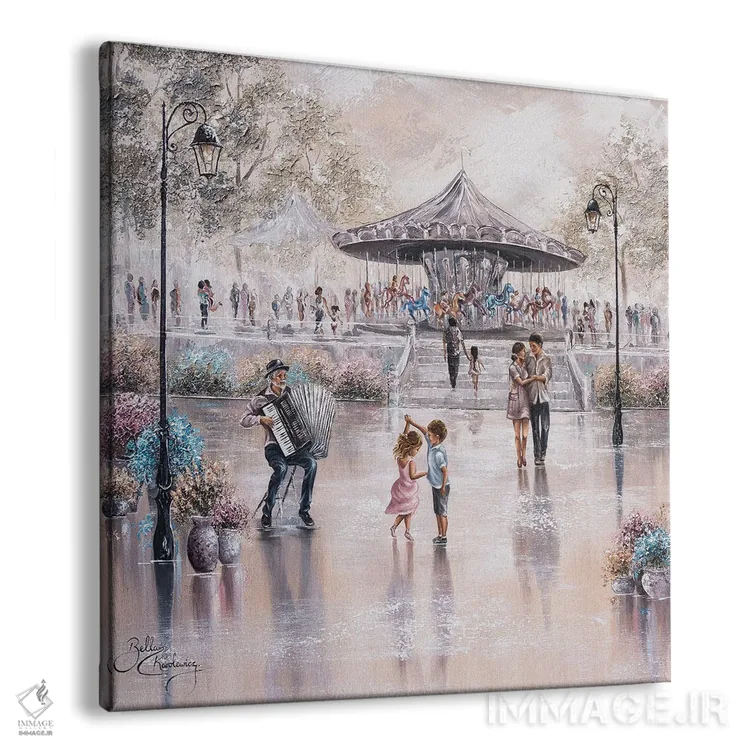 تابلو شادمانی اثر ایزابیلا کارولِویچ - نمای پرسپکتیو محصول