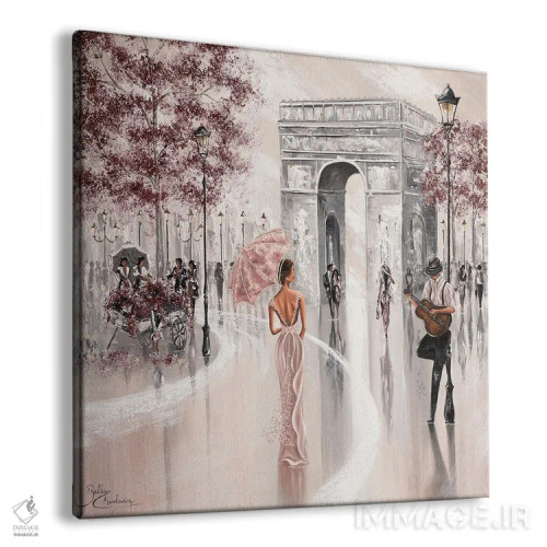 تابلو Paris Flair,نگاهی کوتاه، جذابیت پاریسی اثر ایزابیلا کارولِویچ - نمای پرسپکتیو محصول