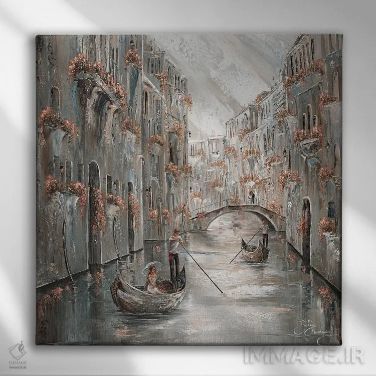 تابلو Venice Charm II,خاطره، جذابیت ونیز ۲ اثر ایزابیلا کارولِویچ - نمای روبهرو روی دیوار
