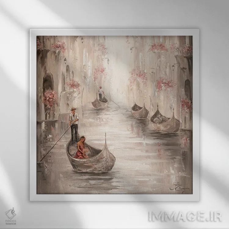 تابلو ماجراجوییهای روح ۲ اثر ایزابیلا کارولِویچ - نمای قابدار سفید