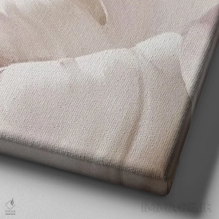 تابلو سرخ شدن صمیمی I اثر ایگور لیواشوف - نمای نزدیک بافت بوم