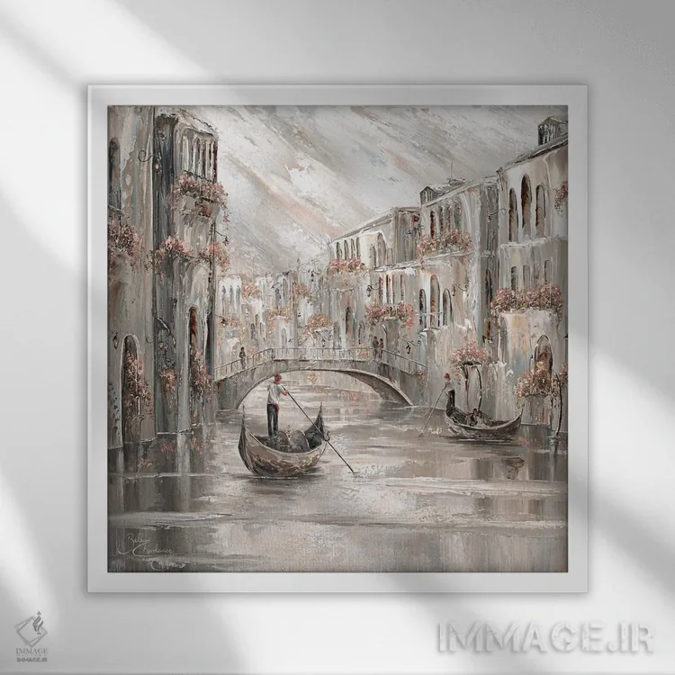 تابلو Venice Charm II,اسرارآمیز، جذابیت ونیز ۲ اثر ایزابیلا کارولِویچ - نمای قابدار سفید