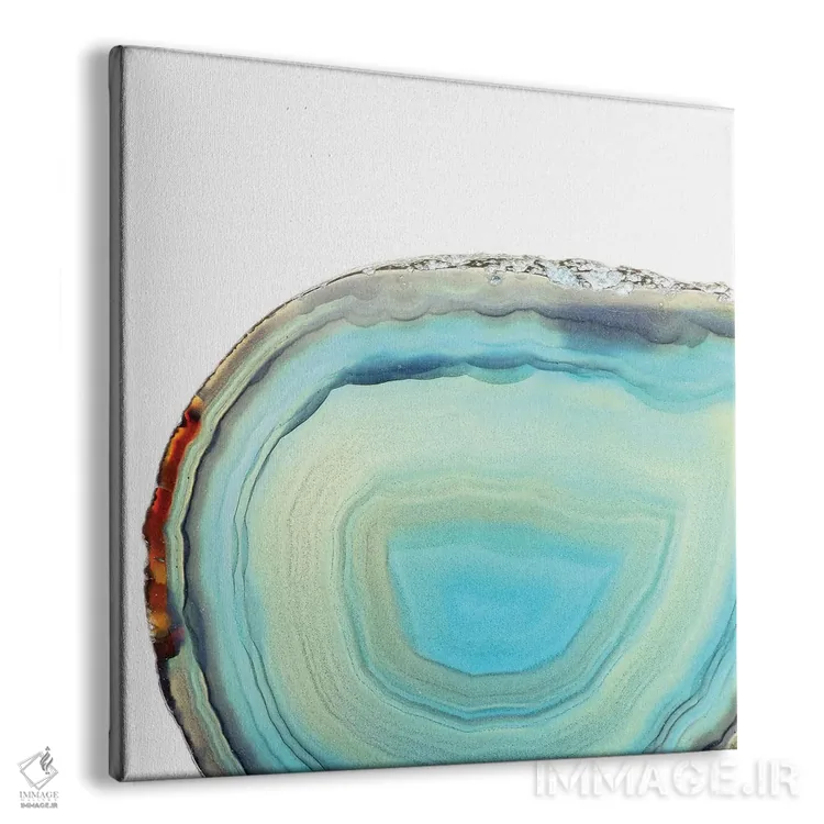 تابلو جزر و مد یاقوت کبود اثر فایو بای فایو کالکتیو - نمای پرسپکتیو محصول