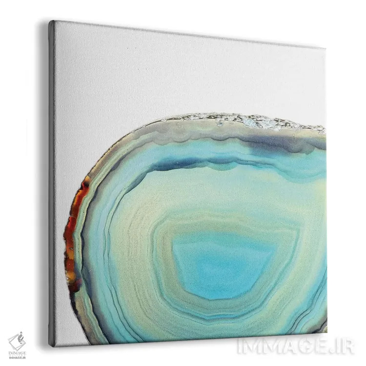 تابلو جزر و مد یاقوت کبود اثر فایو بای فایو کالکتیو - نمای پرسپکتیو محصول