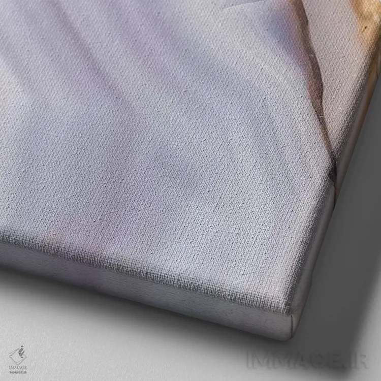 تابلو رز کوارتز (سنگ کریستالی) اثر فایو بای فایو کالکتیو - نمای نزدیک بافت بوم