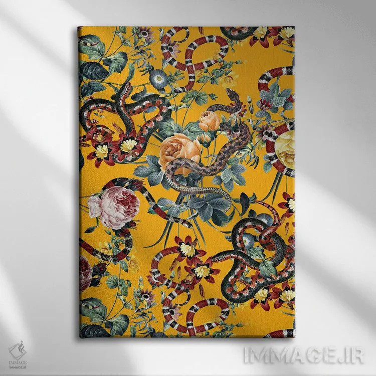 تابلو خطرات جنگل III اثر برجو کورکمازیورک - نمای روبهرو روی دیوار