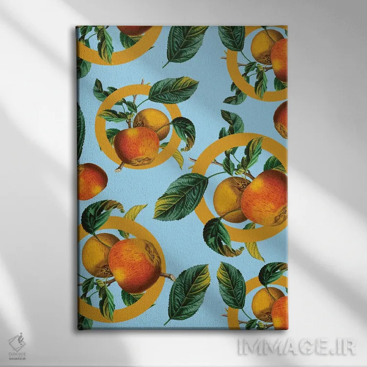 تابلو طرح میوههای قدیمی II اثر برجو کورکمازیورک - نمای روبهرو روی دیوار