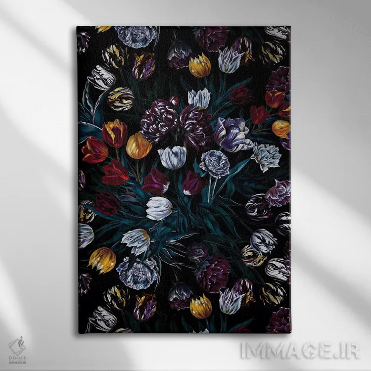 تابلو باغ عجیب و غریب اثر برجو کورکمازیورک - نمای روبهرو روی دیوار