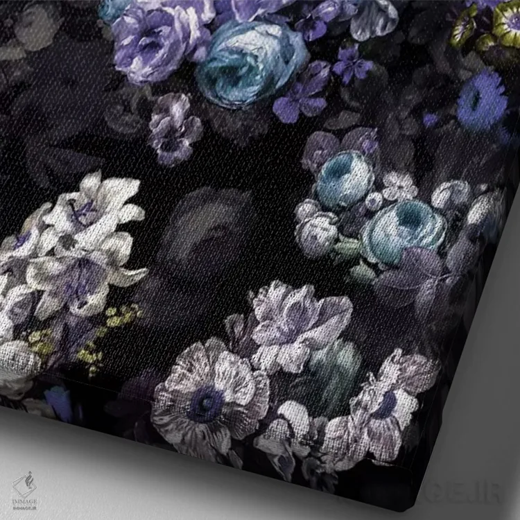 تابلو طبیعت آینده III اثر برجو کورکمازیورک - نمای نزدیک بافت بوم