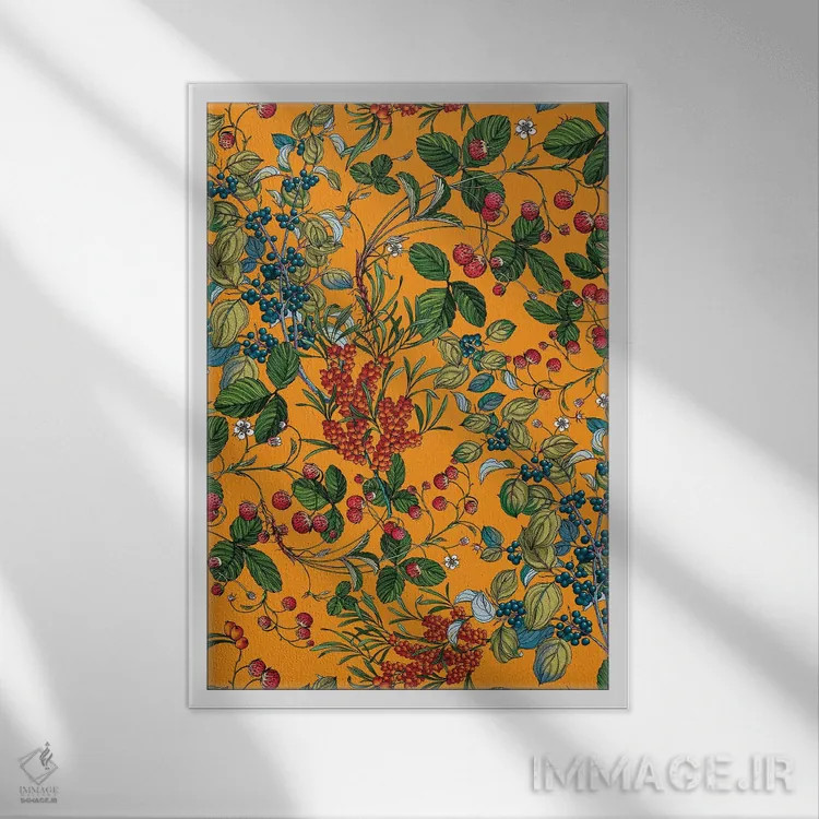 تابلو باغ قدیمی VII اثر برجو کورکمازیورک - نمای قابدار سفید