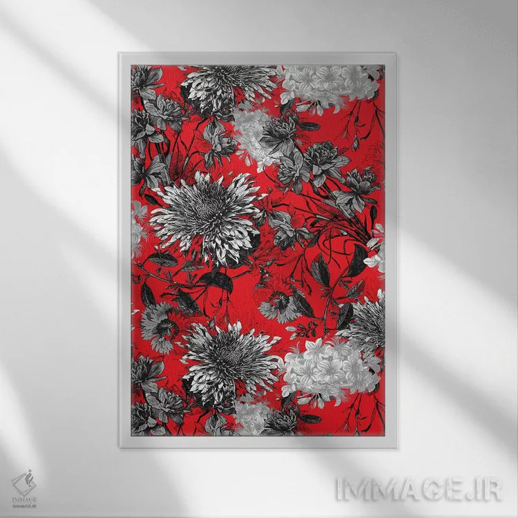 تابلو باغ قدیمی VIII اثر برجو کورکمازیورک - نمای قابدار سفید