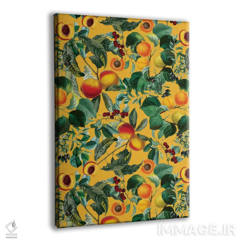 تابلو طرح گل و میوه II اثر برجو کورکمازیورک - نمای پرسپکتیو محصول