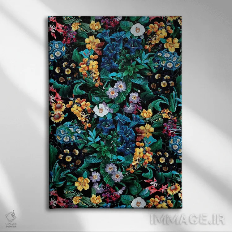 تابلو باغ عجیب و غریب اثر برجو کورکمازیورک - نمای روبهرو روی دیوار