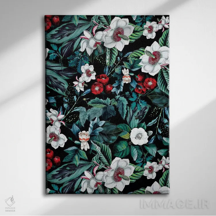 تابلو باغ نیمه شب V اثر برجو کورکمازیورک - نمای روبهرو روی دیوار