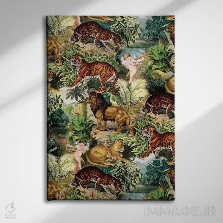 تابلو زیبایی جنگل اثر برجو کورکمازیورک - نمای روبهرو روی دیوار