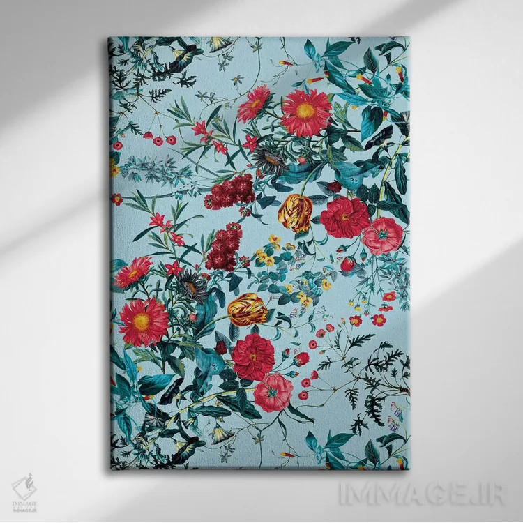 تابلو باغ تابستانی III اثر برجو کورکمازیورک - نمای روبهرو روی دیوار