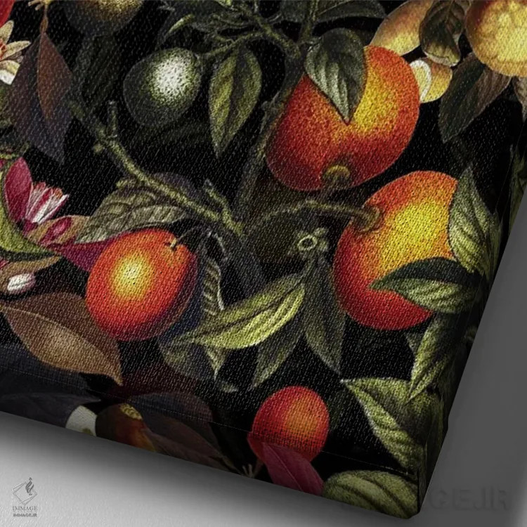 تابلو طرح میوههای قدیمی XXVII اثر برجو کورکمازیورک - نمای نزدیک بافت بوم