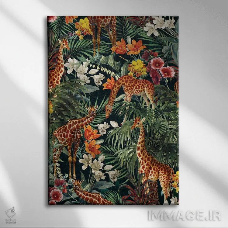 تابلو جنگل زیبا شماره ۸ اثر برجو کورکمازیورک - نمای روبهرو روی دیوار