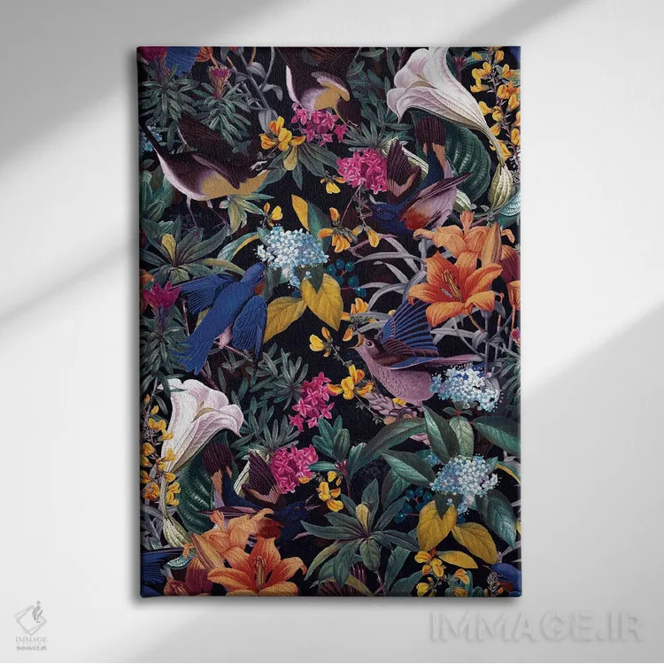 تابلو سرزمین پرندگان اثر برجو کورکمازیورک - نمای روبهرو روی دیوار