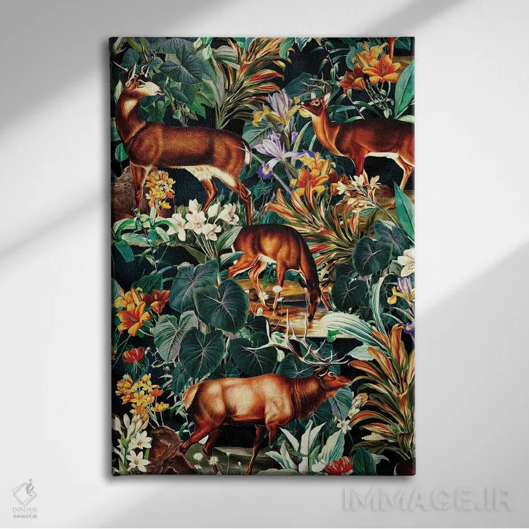 تابلو شب کریسمس اثر برجو کورکمازیورک - نمای روبهرو روی دیوار