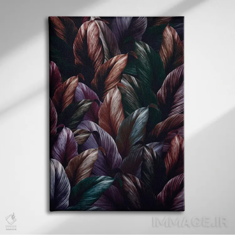 تابلو جنگل نیمهشب شماره ۵ اثر برجو کورکمازیورک - نمای روبهرو روی دیوار