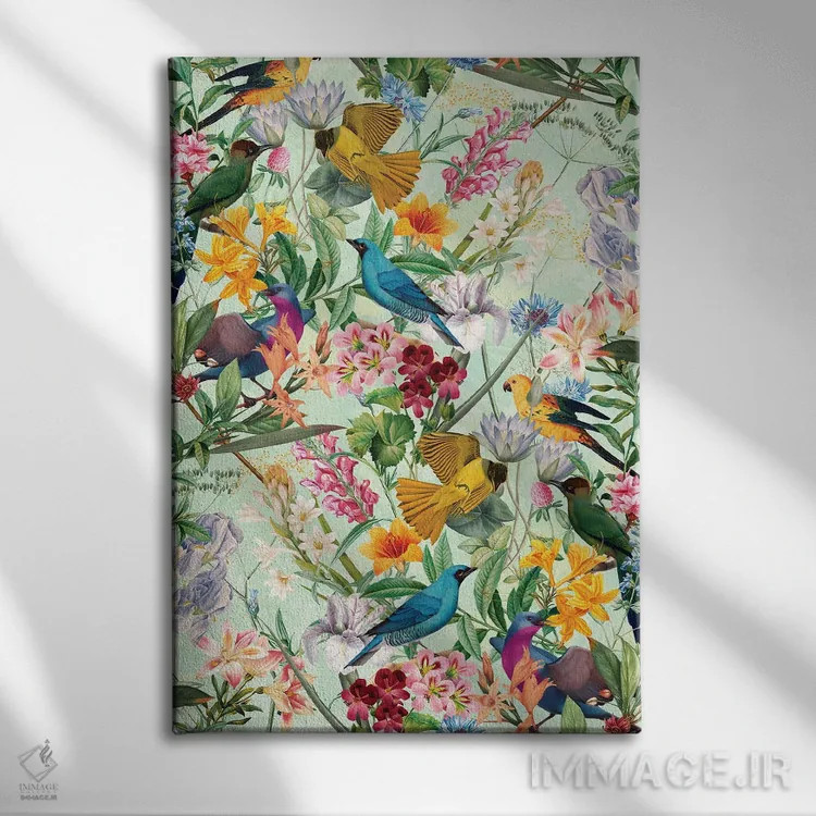 تابلو بهشت گرمسیری شماره ۲ اثر برجو کورکمازیورک - نمای روبهرو روی دیوار