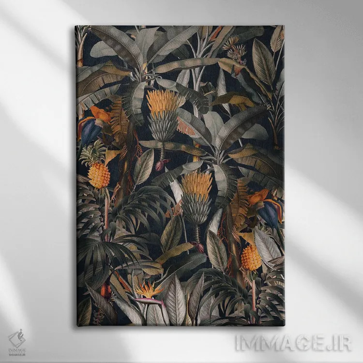 تابلو جنگل نیمهشب شماره ۳ اثر برجو کورکمازیورک - نمای روبهرو روی دیوار