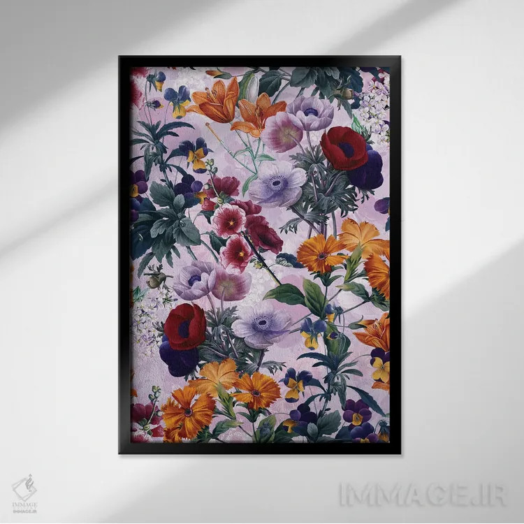 تابلو باغ کلاسیک شماره ۱۱ اثر برجو کورکمازیورک - نمای قابدار مشکی