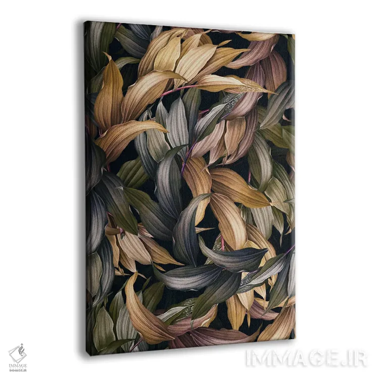 تابلو جنگل جادویی گرمسیری شماره ۴ اثر برجو کورکمازیورک - نمای پرسپکتیو محصول