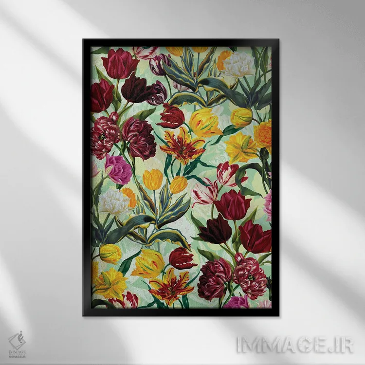 تابلو رویاهای تابستانی اثر برجو کورکمازیورک - نمای قابدار مشکی