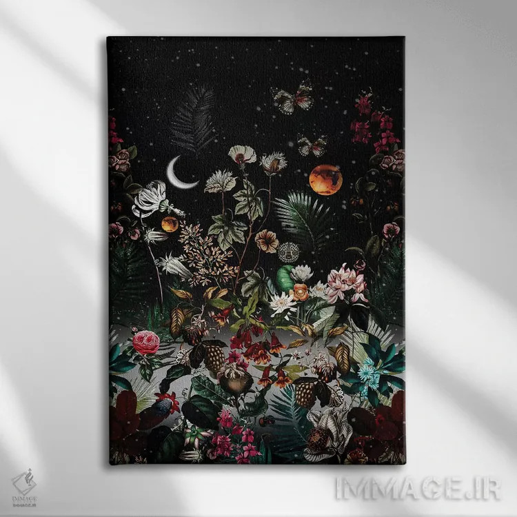 تابلو شب اثر برجو کورکمازیورک - نمای روبهرو روی دیوار