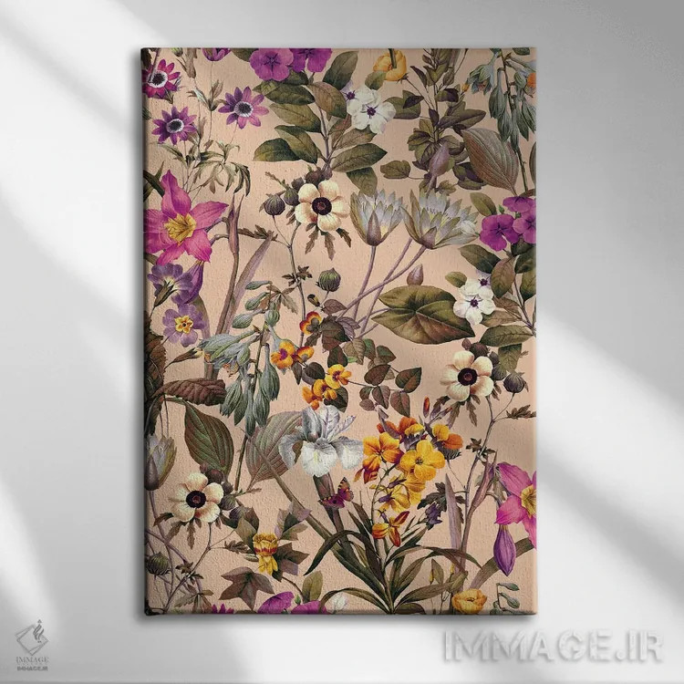 تابلو باغ عجیبوغریب شماره ۴ اثر برجو کورکمازیورک - نمای روبهرو روی دیوار