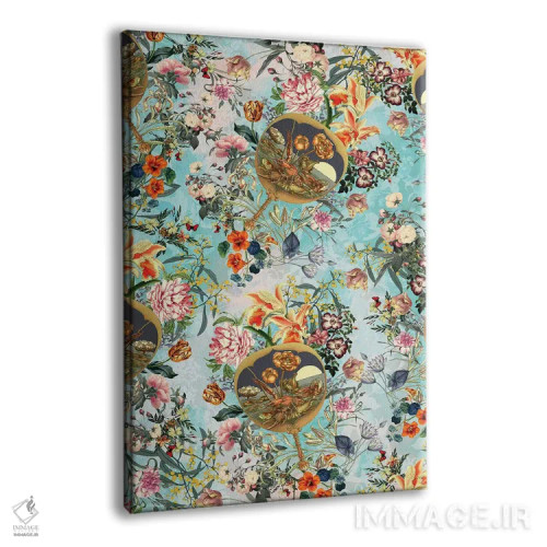 تابلو گلها و خرچنگ اثر برجو کورکمازیورک - نمای پرسپکتیو محصول