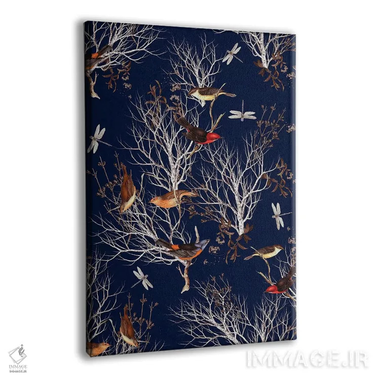 تابلو طبیعت گلدار اثر برجو کورکمازیورک - نمای پرسپکتیو محصول