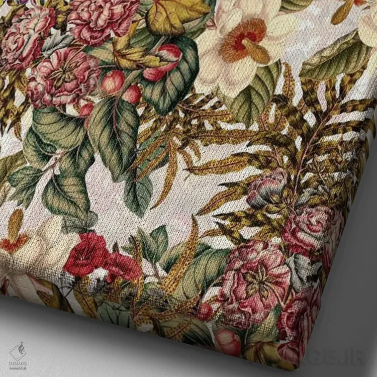 تابلو باغ عجیبوغریب شماره ۱۱ اثر برجو کورکمازیورک - نمای نزدیک بافت بوم