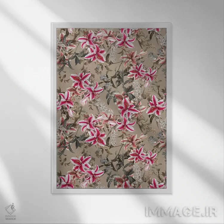 تابلو باغ عجیبوغریب شماره ۹ اثر برجو کورکمازیورک - نمای قابدار سفید