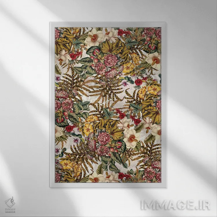 تابلو باغ عجیبوغریب شماره ۱۱ اثر برجو کورکمازیورک - نمای قابدار سفید