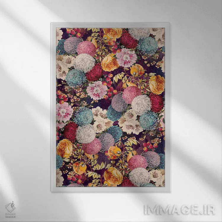 تابلو باغ عجیبوغریب شماره ۱۰ اثر برجو کورکمازیورک - نمای قابدار سفید