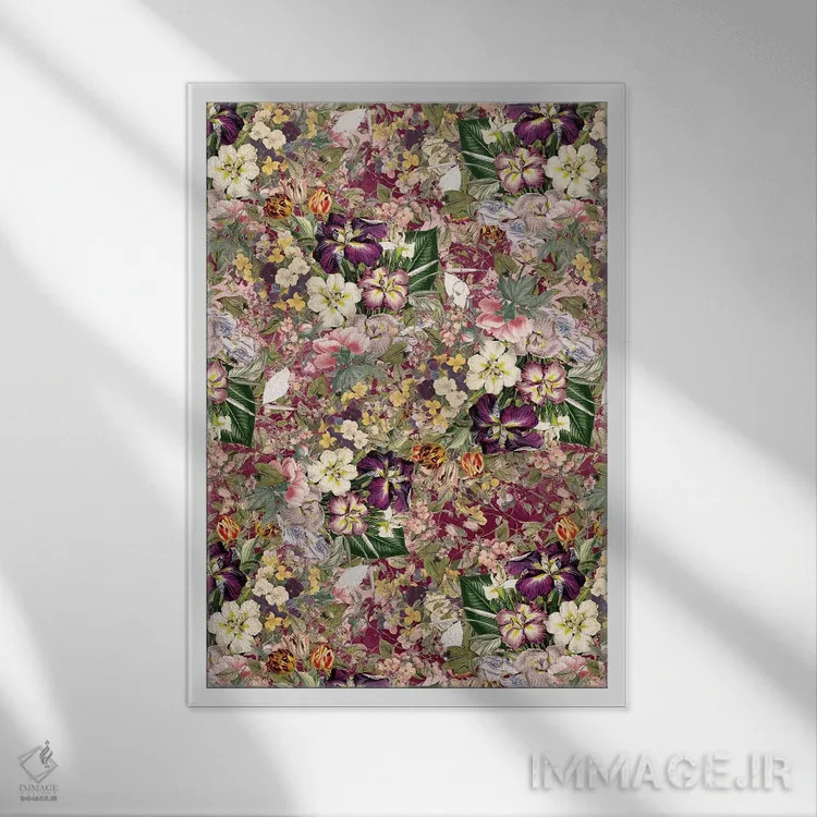 تابلو باغ عجیبوغریب شماره ۱۲ اثر برجو کورکمازیورک - نمای قابدار سفید