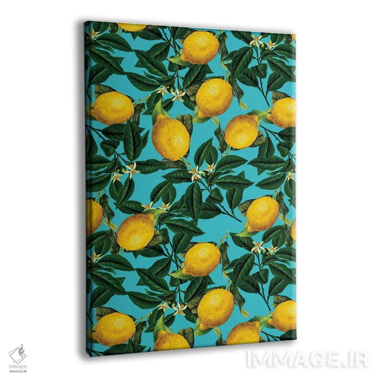 تابلو لیمو و برگ اثر برجو کورکمازیورک - نمای پرسپکتیو محصول