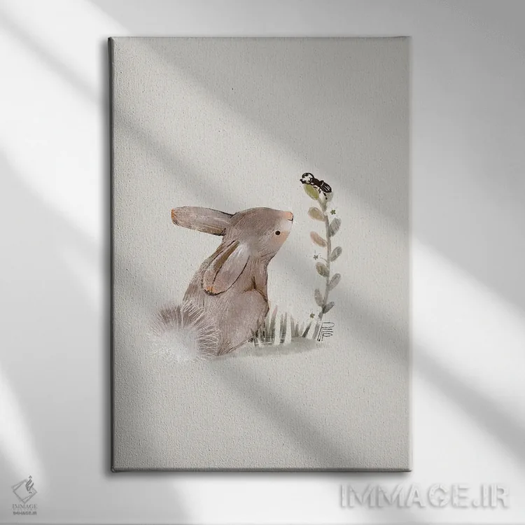 تابلو سوسک شاخدار پیدا کردم اثر برنادت اوربانویک - نمای روبهرو روی دیوار