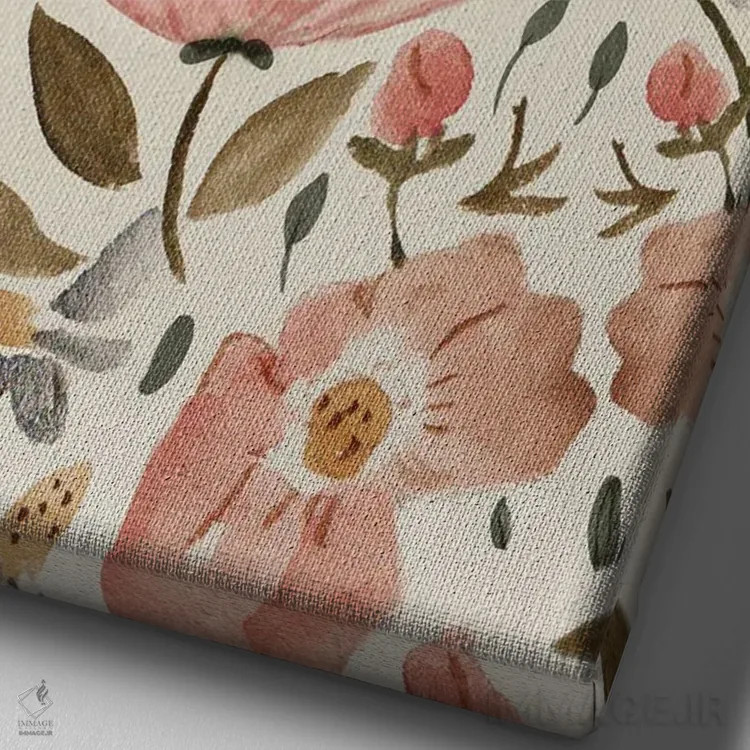 تابلو بیدار شو اثر برنادت اوربانویک - نمای نزدیک بافت بوم