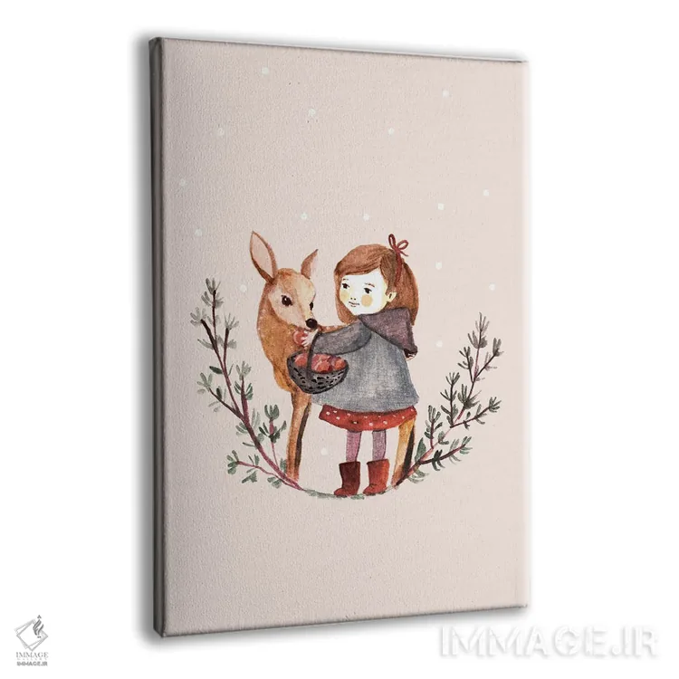 تابلو لحظه زمستانی اثر برنادت اوربانویک - نمای پرسپکتیو محصول