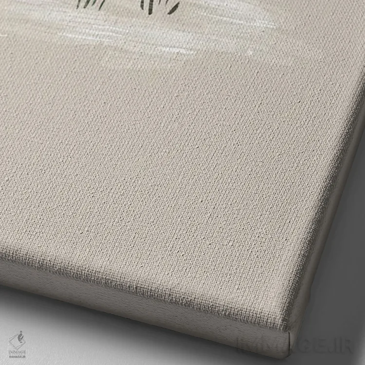 تابلو در جستجوی درخت کریسمس اثر برنادت اوربانویک - نمای نزدیک بافت بوم